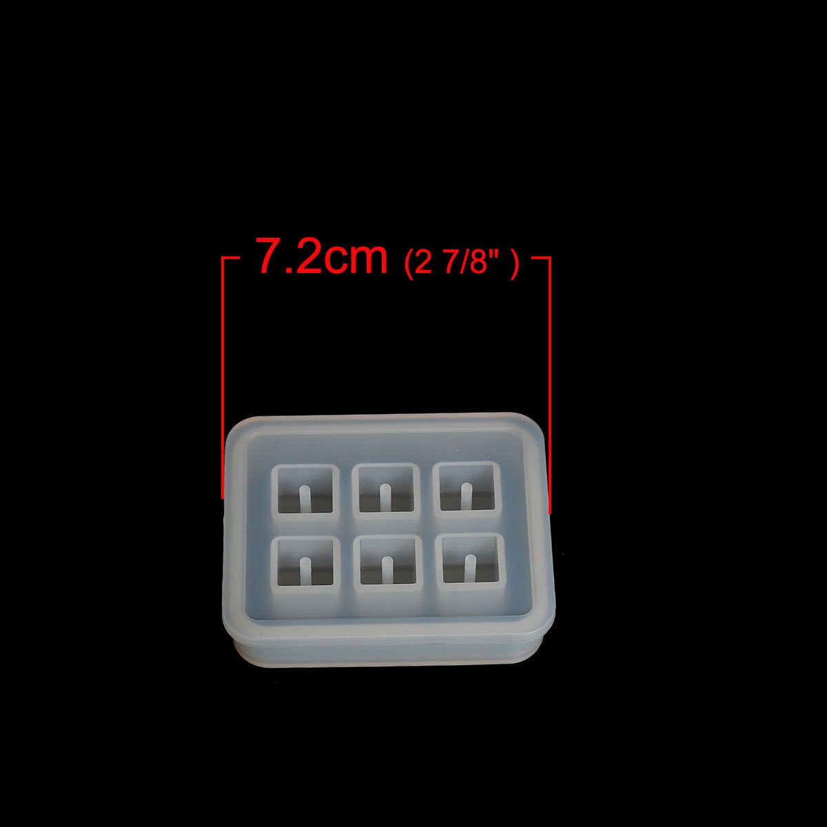 12MM Square Cube Bead Reusable Silicone Mold
