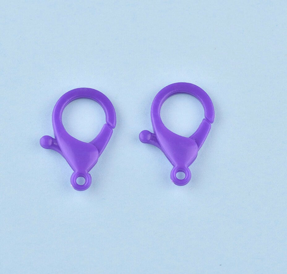 25MM Mixed Color Plastic Lobster Clasp