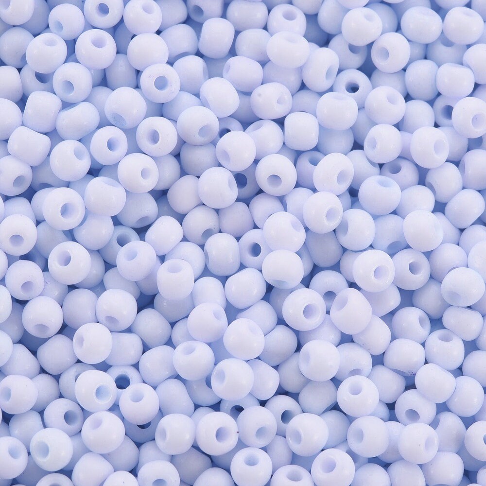 3MM Frosted Lavender 8/0 Glass Seed Beads (S048-001)