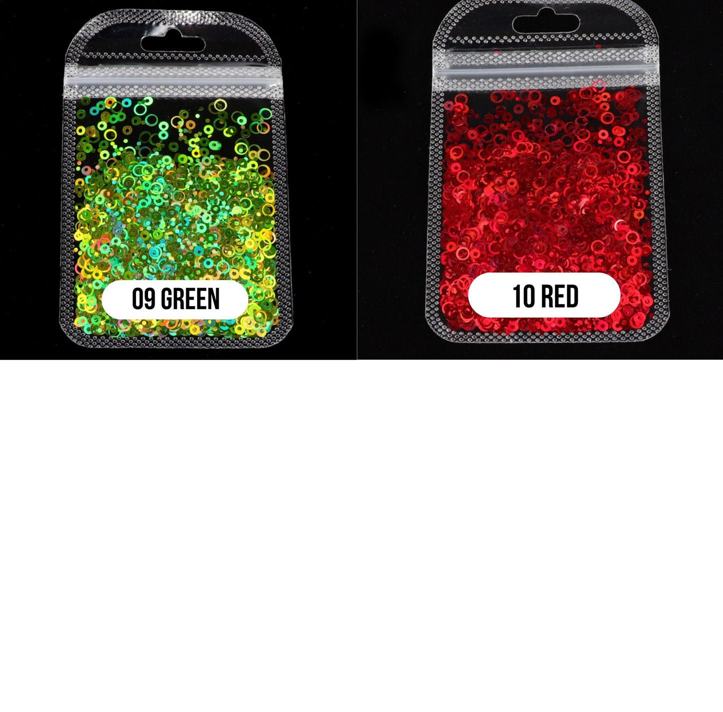 4MM Iridescent Circle Shaped Cutout, Shape Themed Glitter Confetti (3G Bag)
