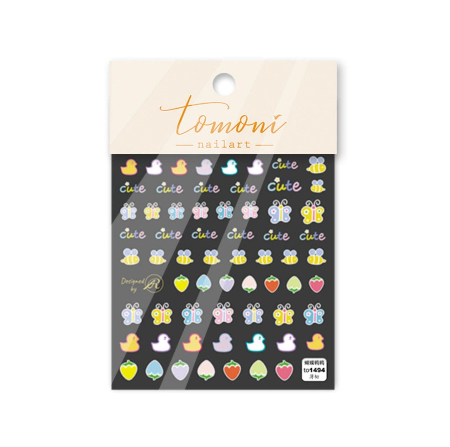 5D Cute Spring Day Themed Nail Art Stickers (to1488, to1490, to1492, to1494)