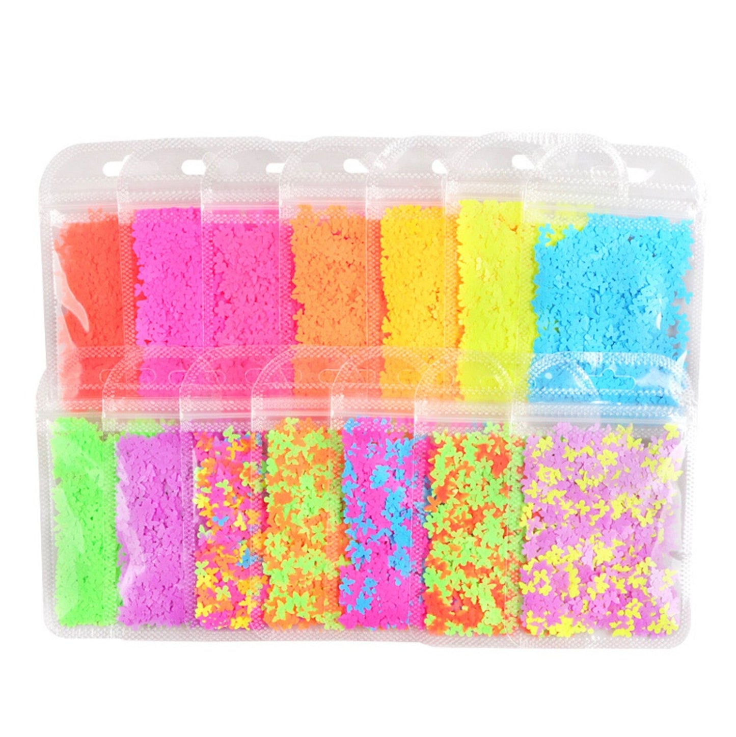 5MM Neon Full Butterfly Glitter (2G Bag)