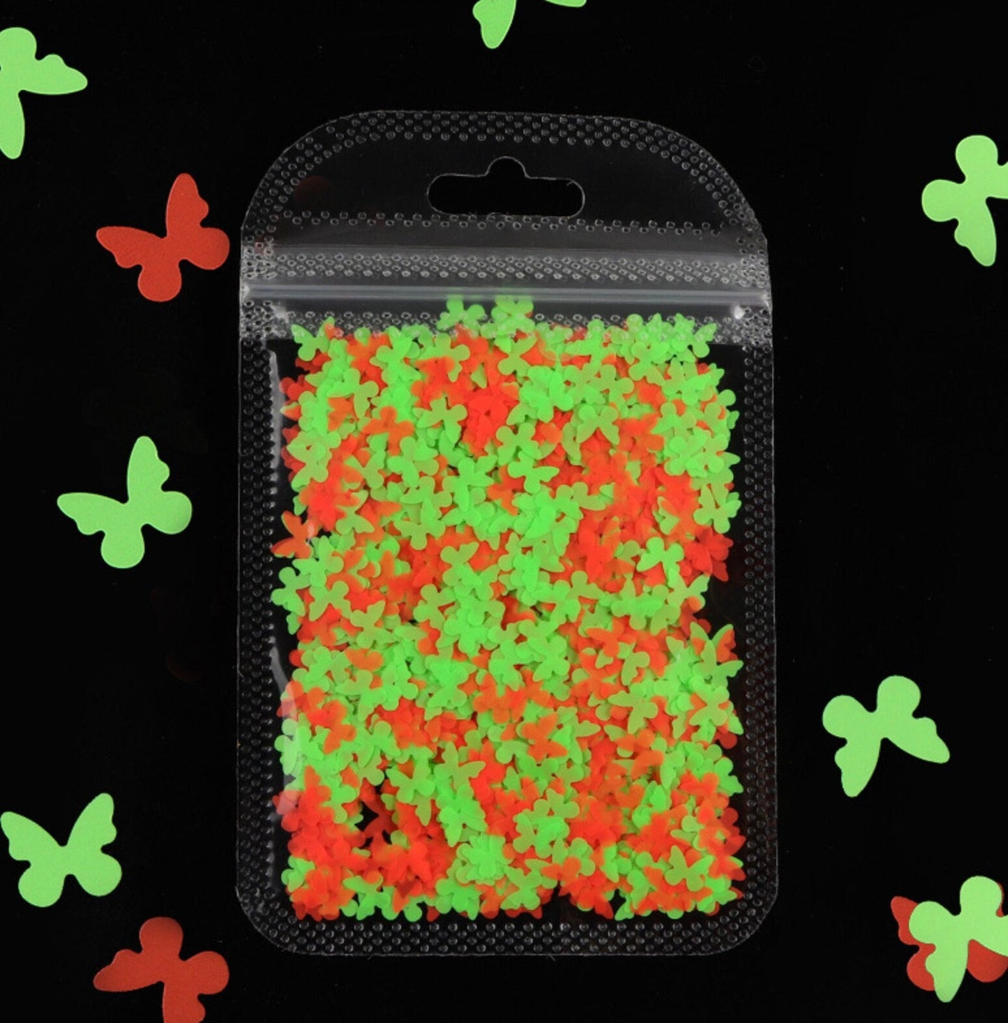 5MM Neon Full Butterfly Glitter (2G Bag)