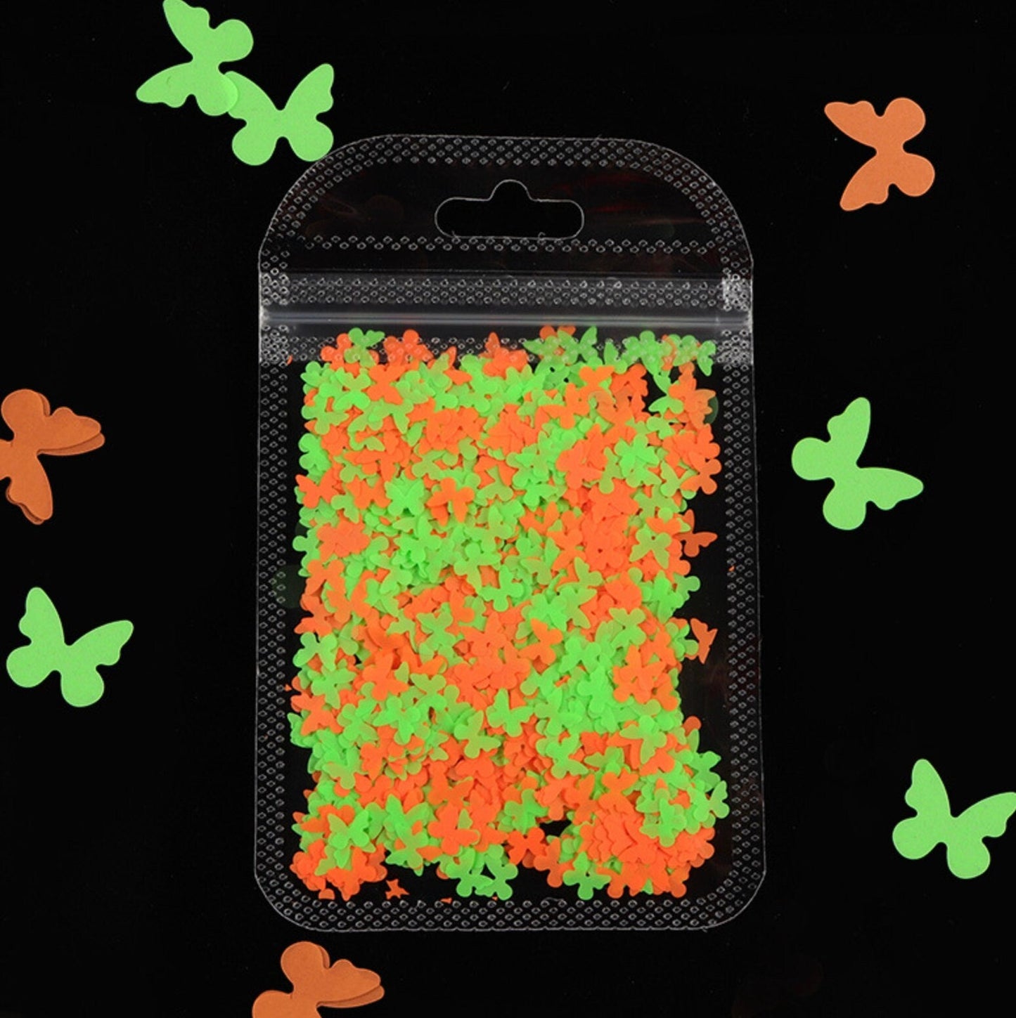 5MM Neon Full Butterfly Glitter (2G Bag)