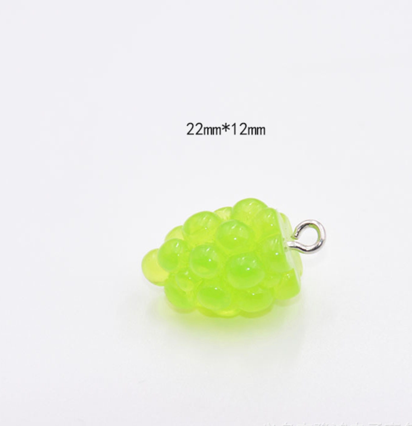 Acrylic Fruit Themed Charm Pendant