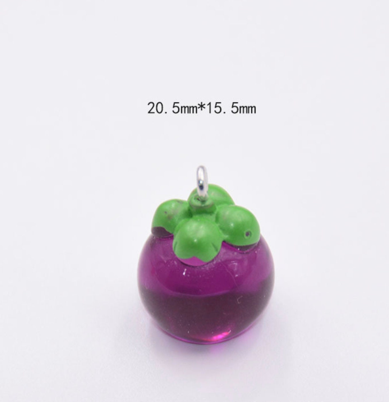 Acrylic Fruit Themed Charm Pendant