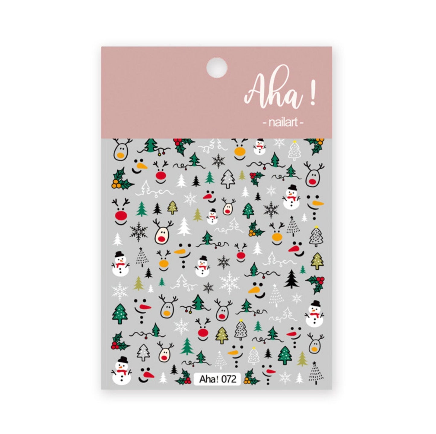 Christmas Nail Art Stickers (Reindeer, Snowman, Santa, Bears,Cookies)