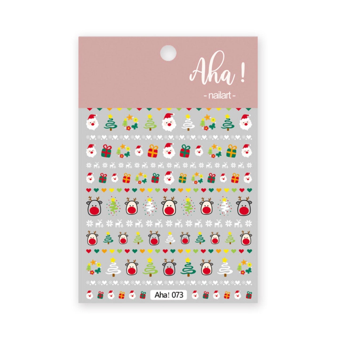 Christmas Nail Art Stickers (Reindeer, Snowman, Santa, Bears,Cookies)