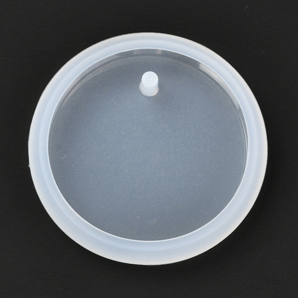 Circle Tag Charm Reusable Silicone Mold