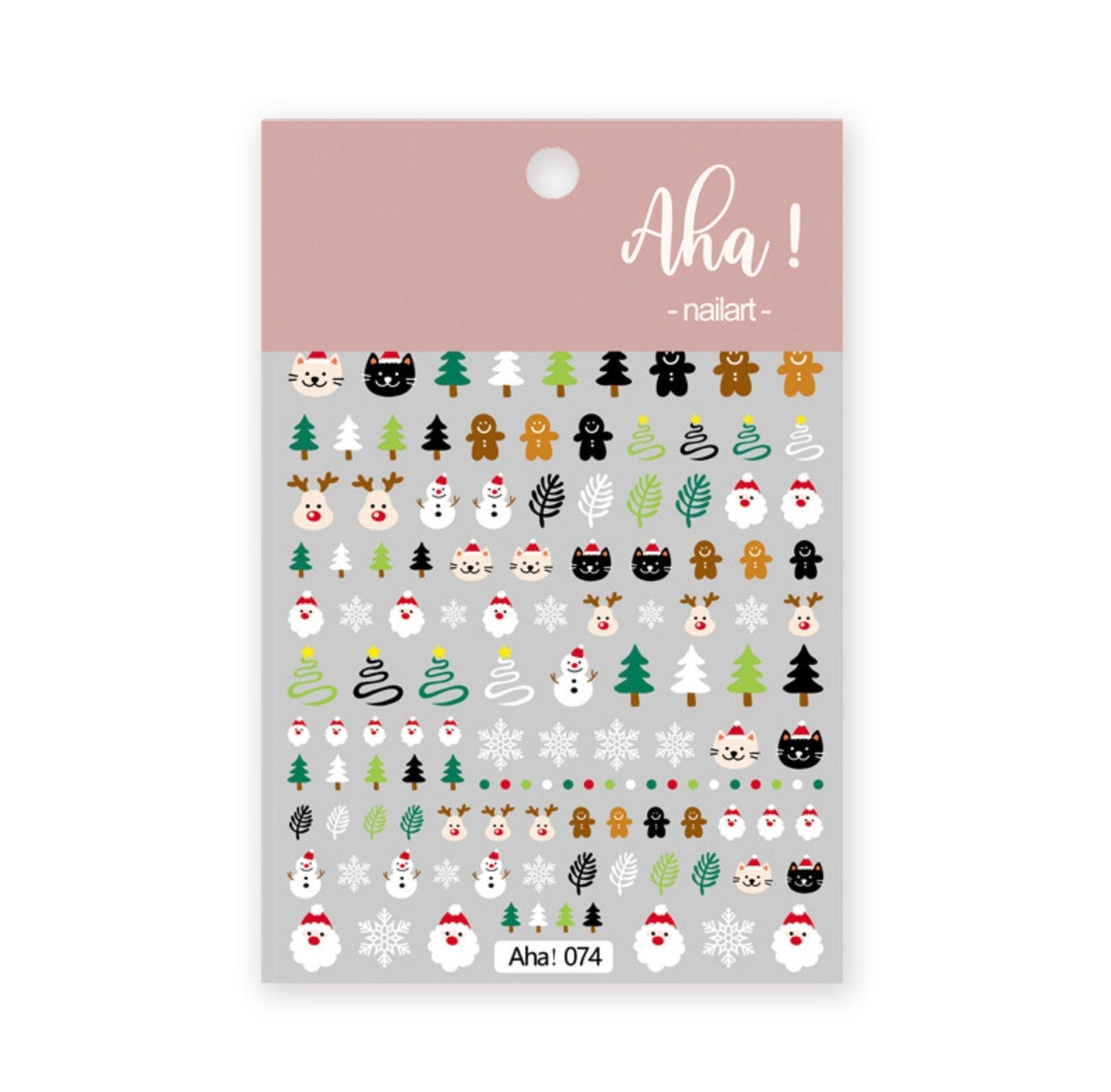 Christmas Nail Art Stickers (Reindeer, Snowman, Santa, Bears,Cookies)