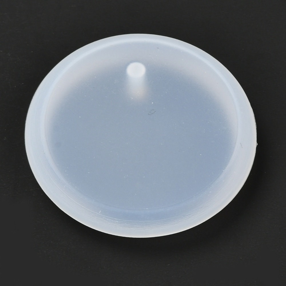 Circle Tag Charm Reusable Silicone Mold