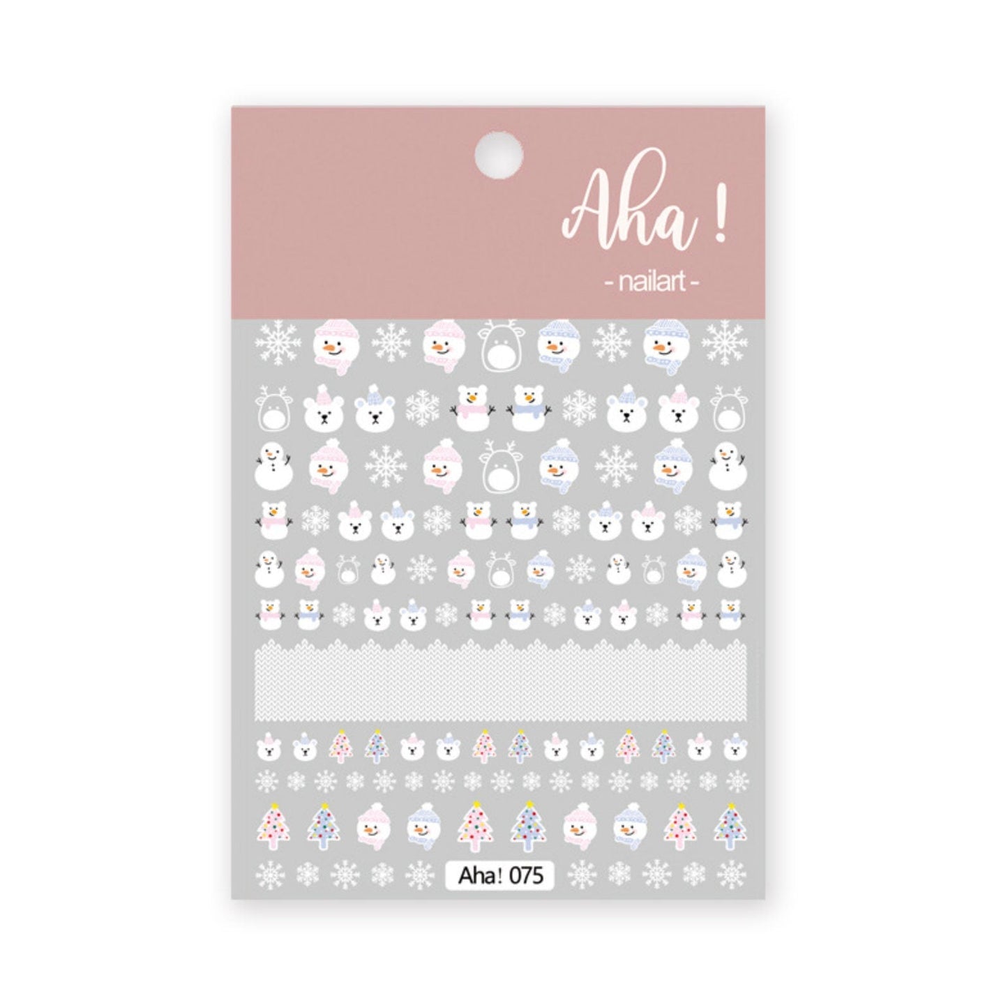 Christmas Nail Art Stickers (Reindeer, Snowman, Santa, Bears,Cookies)