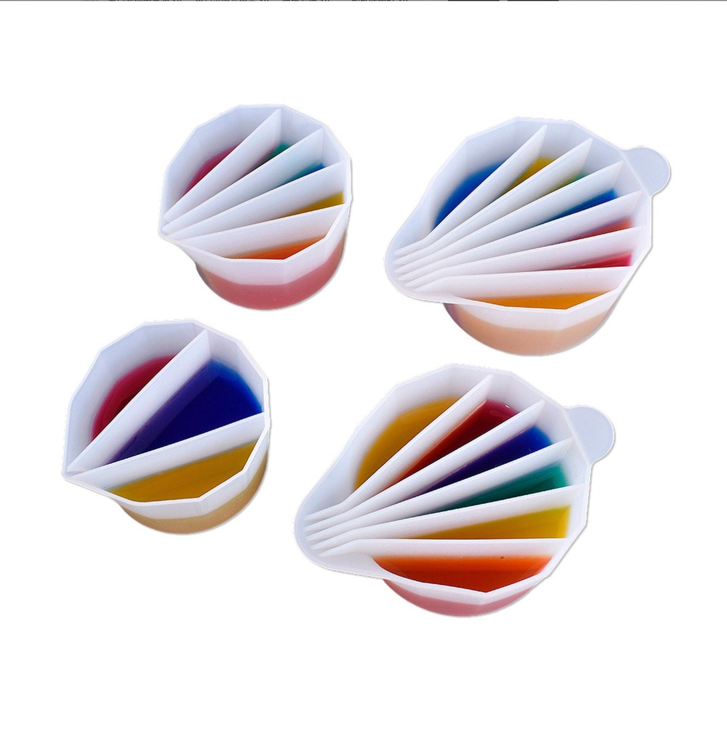 Dirty Pour Silicone Cup for Resin (2/3/4/5 section)
