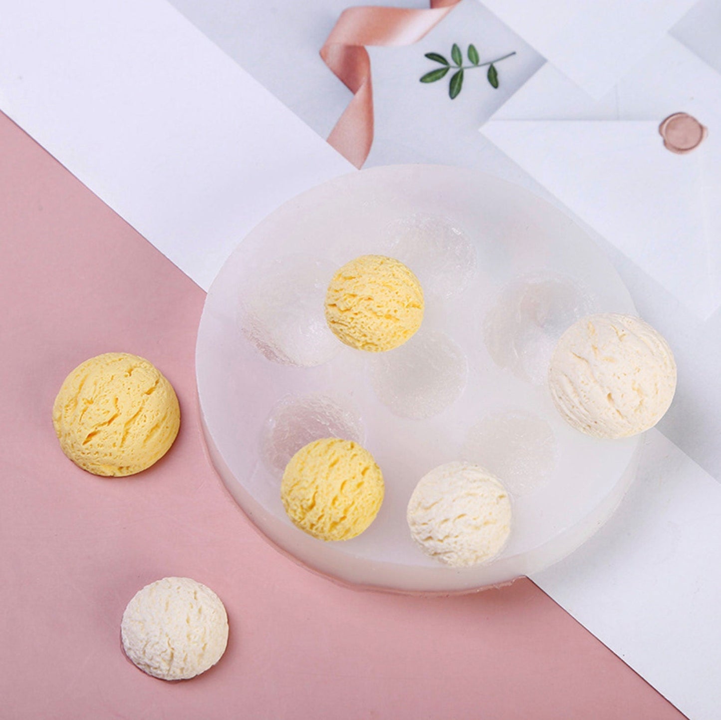 FAKE Ice Cream Scoop Silicone Mold