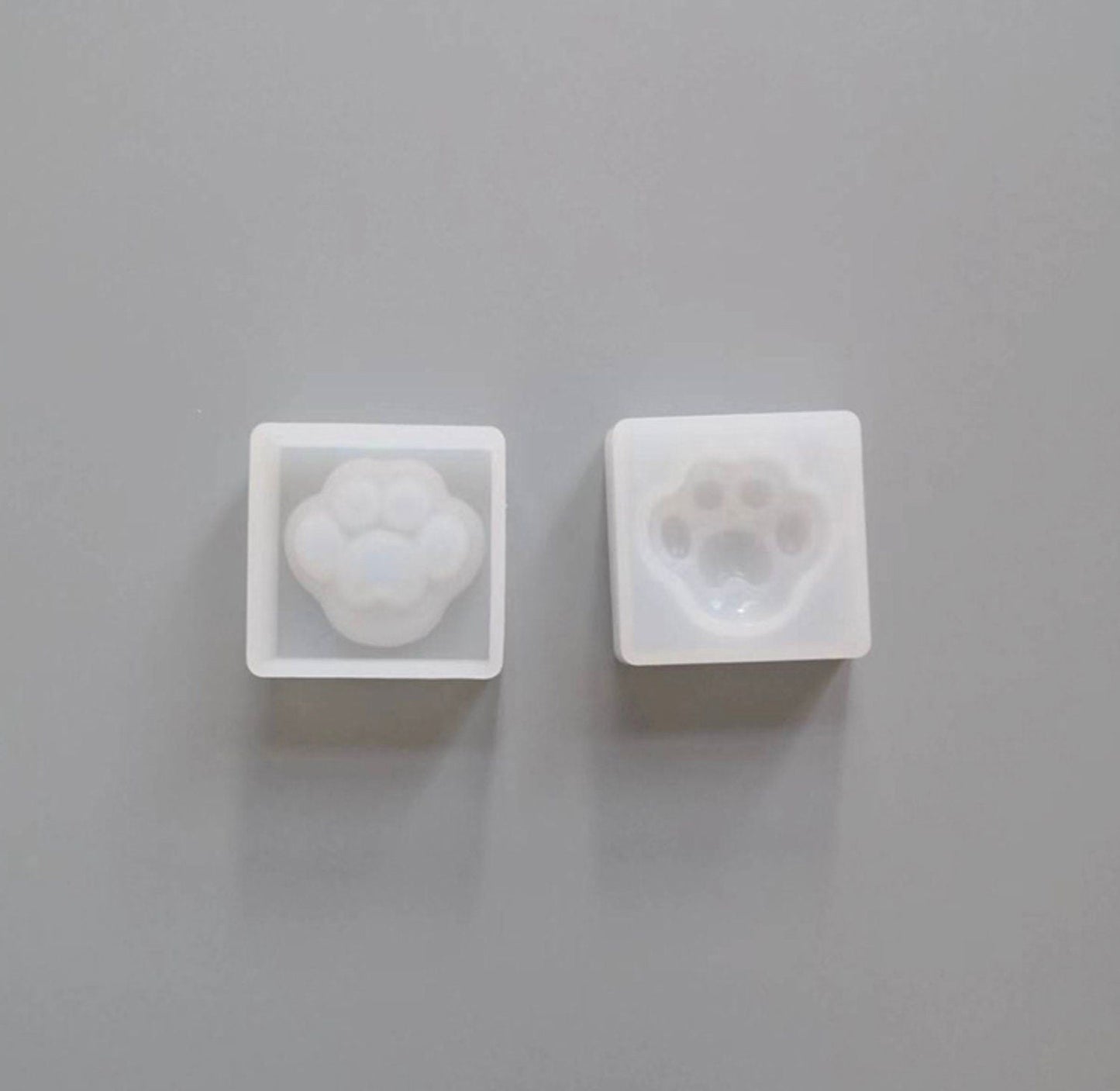 Medium Single Animal Paw Dog Cat Reusable Silicone Mold