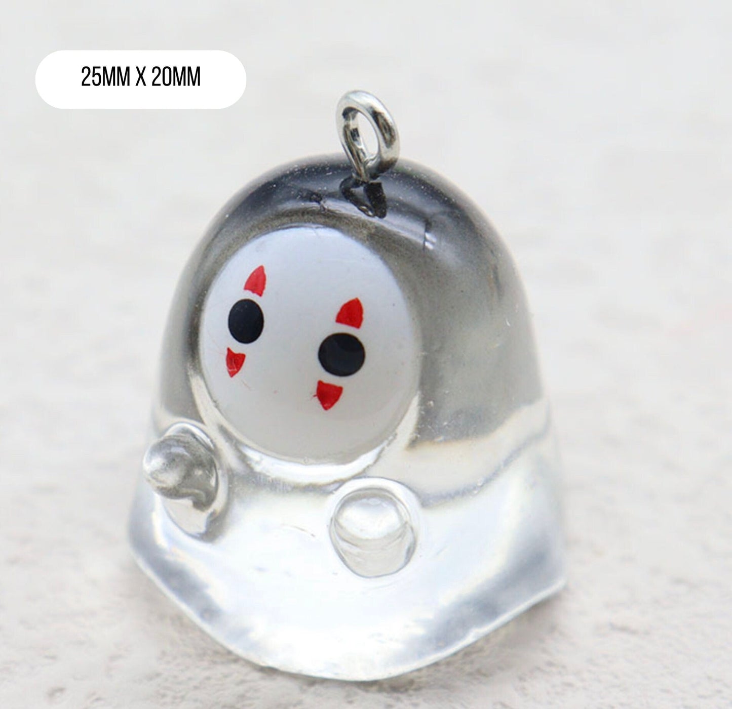 Resin Ancient Skull and Ghost, Halloween Themed Resin Charms