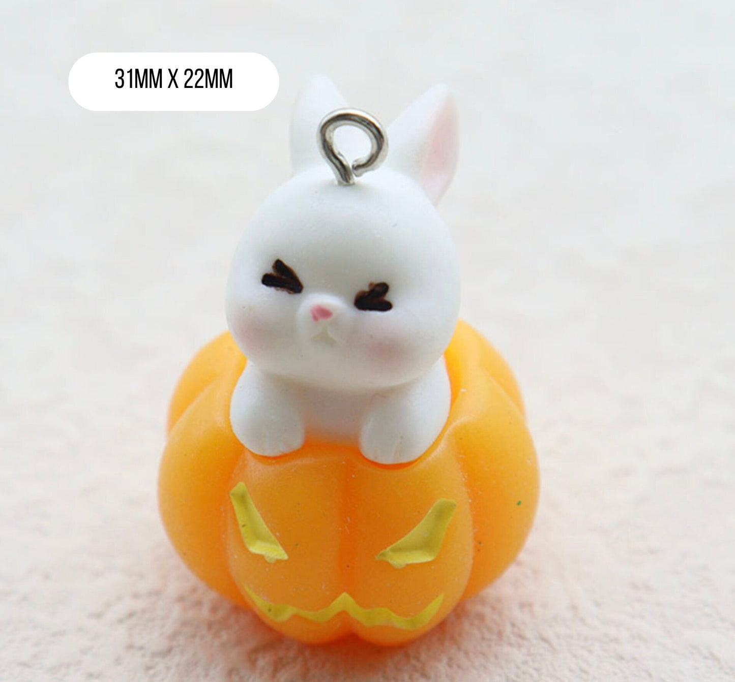 Resin Ancient Skull and Ghost, Halloween Themed Resin Charms