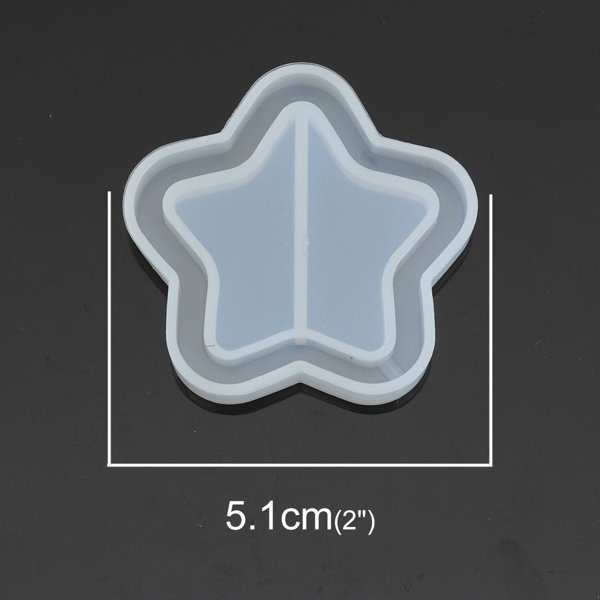 Star Shaker Charm Silicone Mold