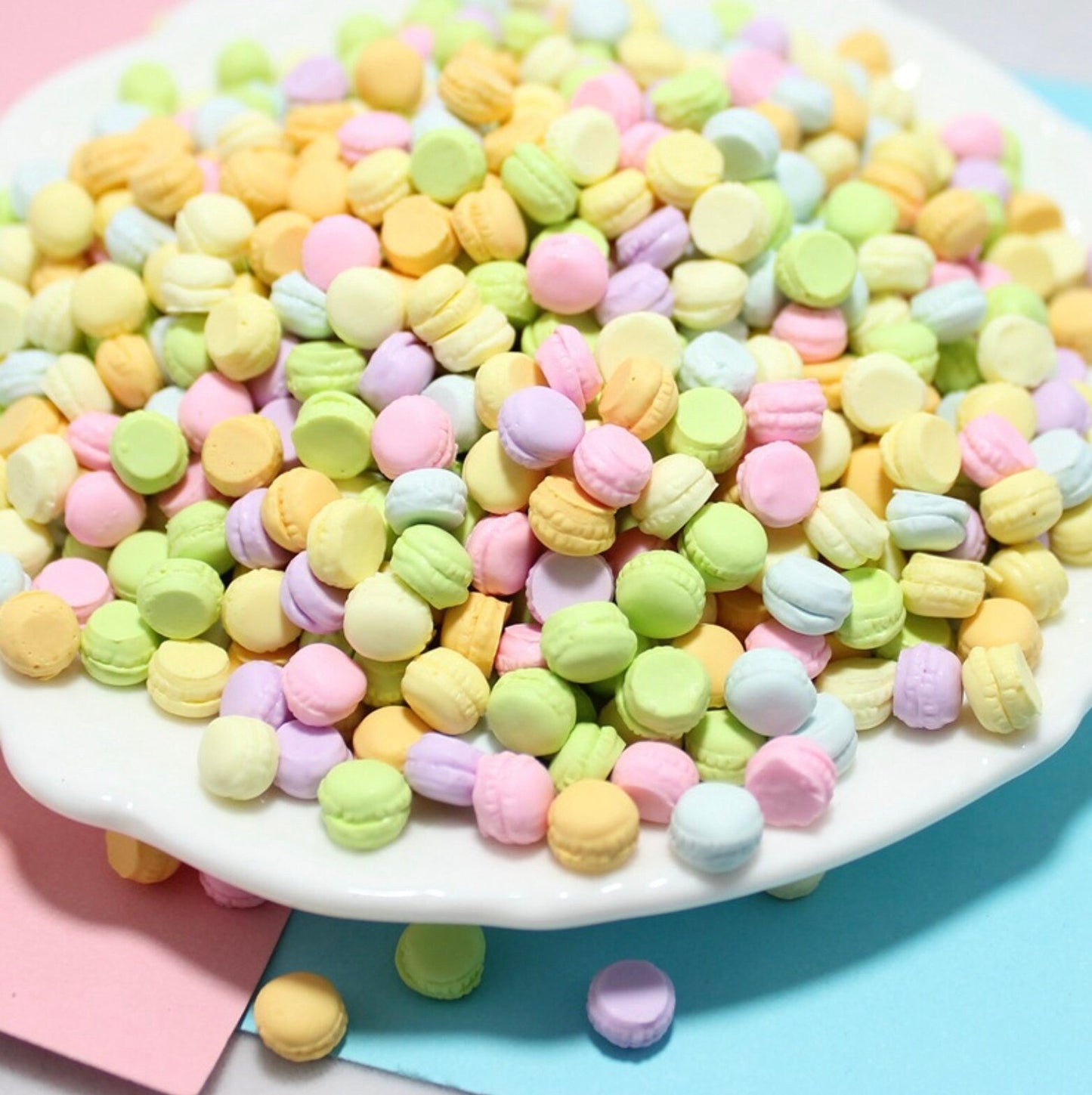 Tiny Dollhouse 1:12 Pastel Macaron No Hole, No Hook for Dollhouse (5mm x 7mm)