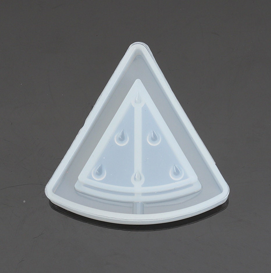 Watermelon Slice Shaker Charm Silicone Mold