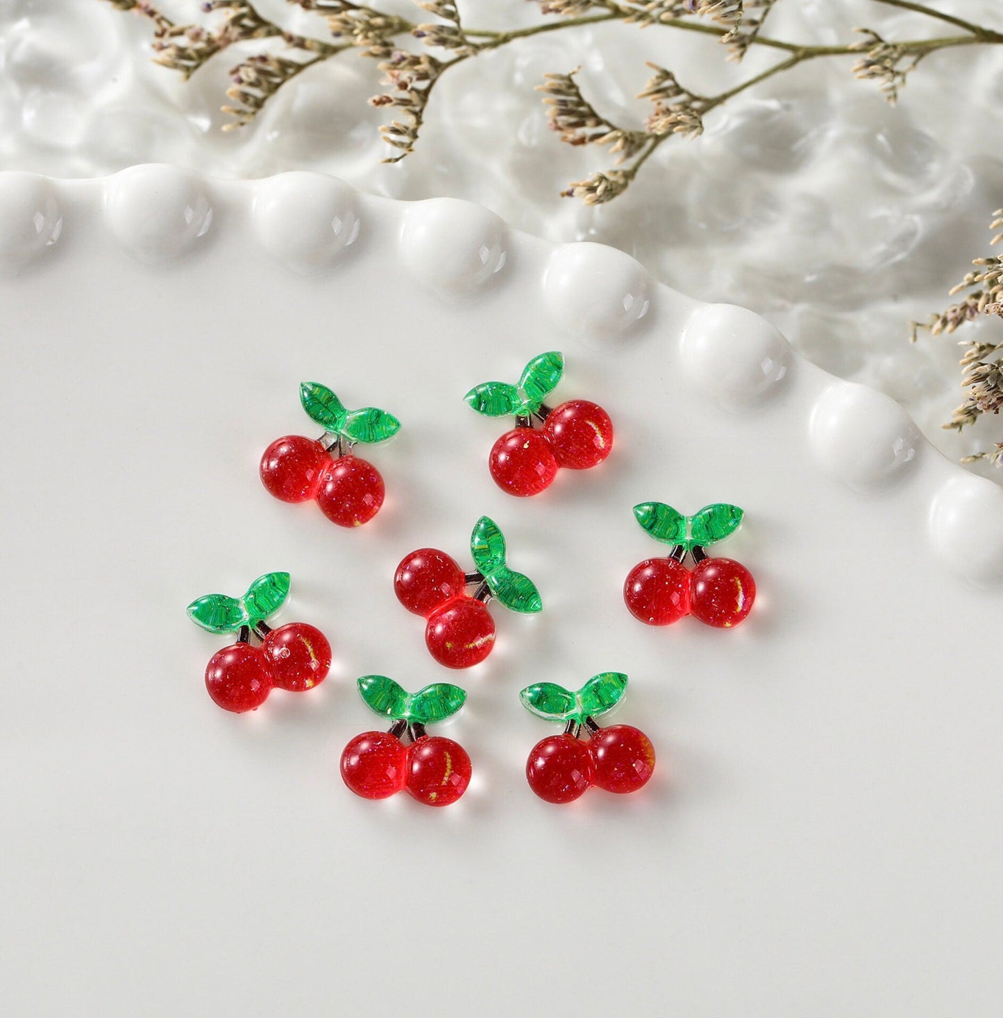 Fruit Themed 3D Nail Art Charms, Mini Cabochon