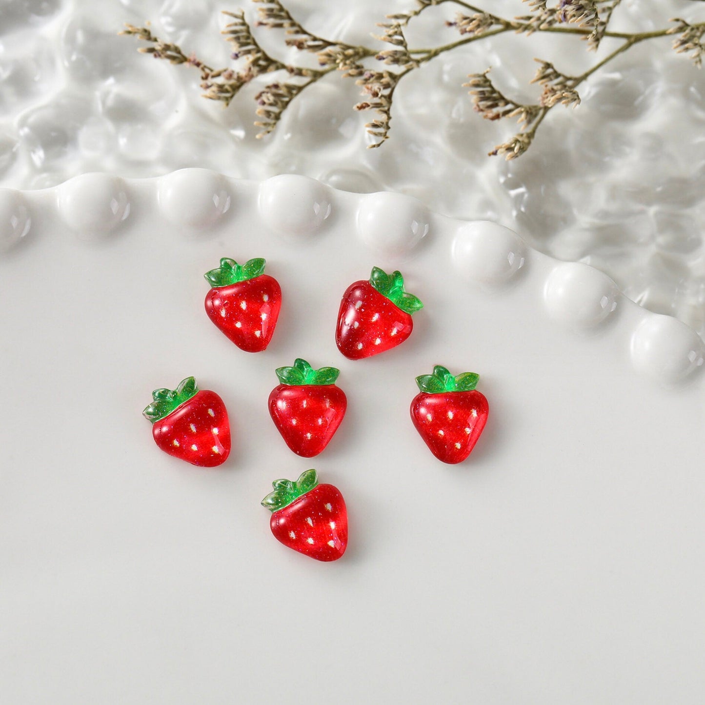 Fruit Themed 3D Nail Art Charms, Mini Cabochon
