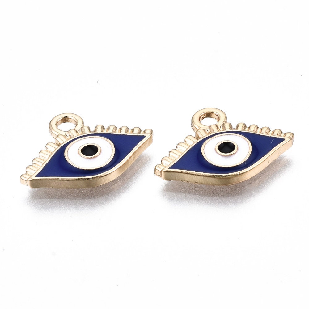 12MM Enamel Evil Eye Charm