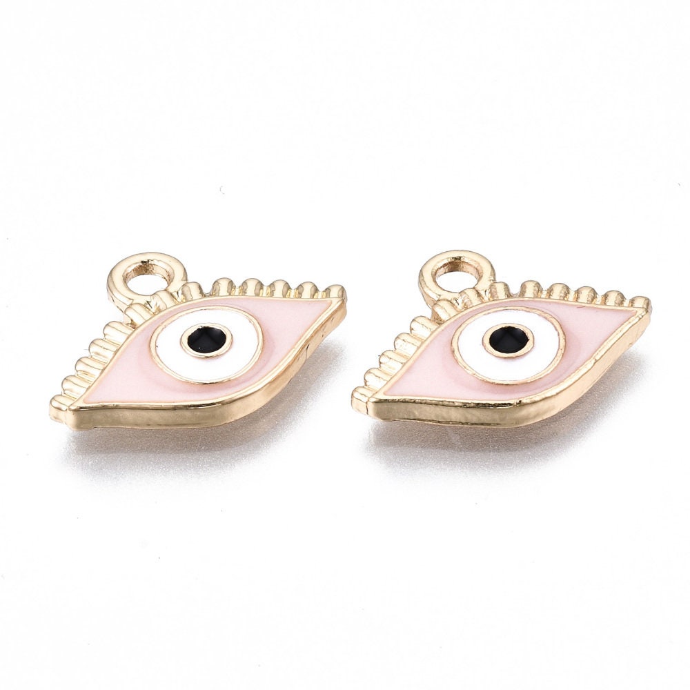 12MM Enamel Evil Eye Charm