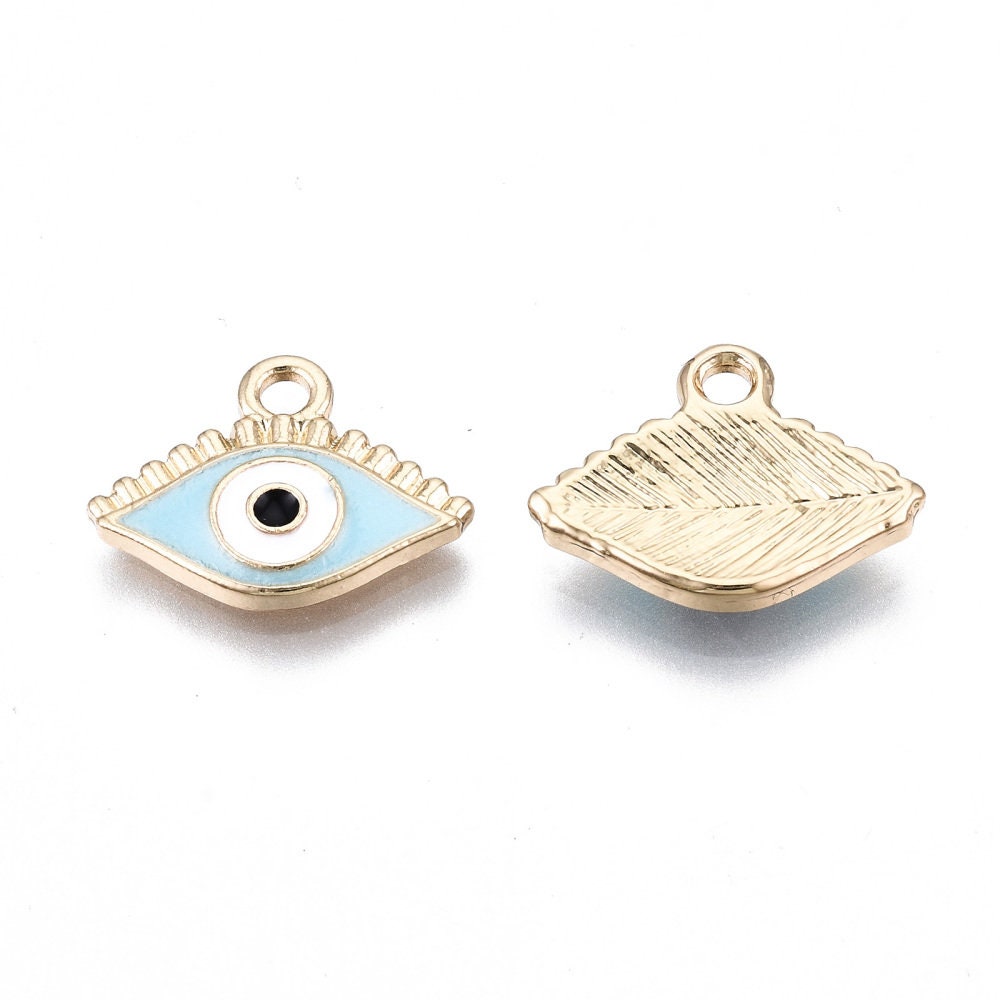 12MM Enamel Evil Eye Charm