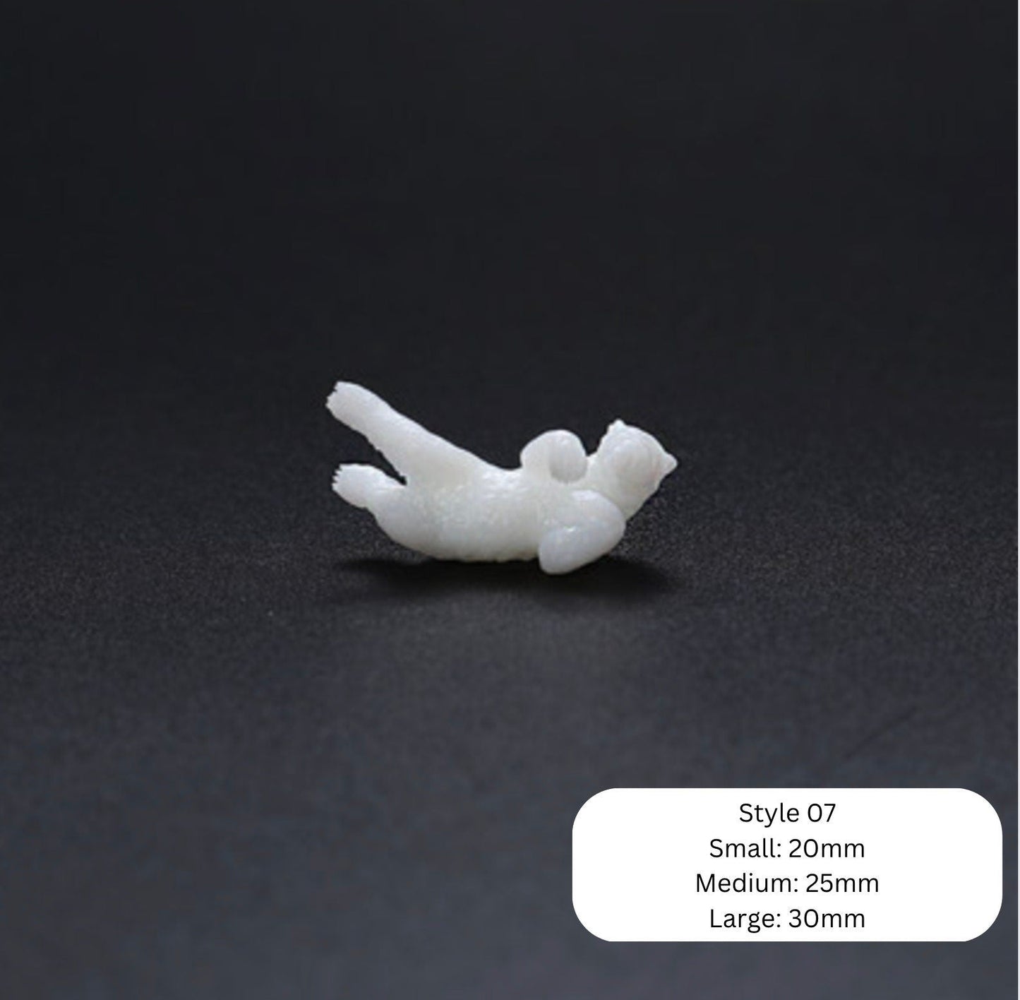 3D Printed Polar Bears in Different Positions, Swimming or Walking