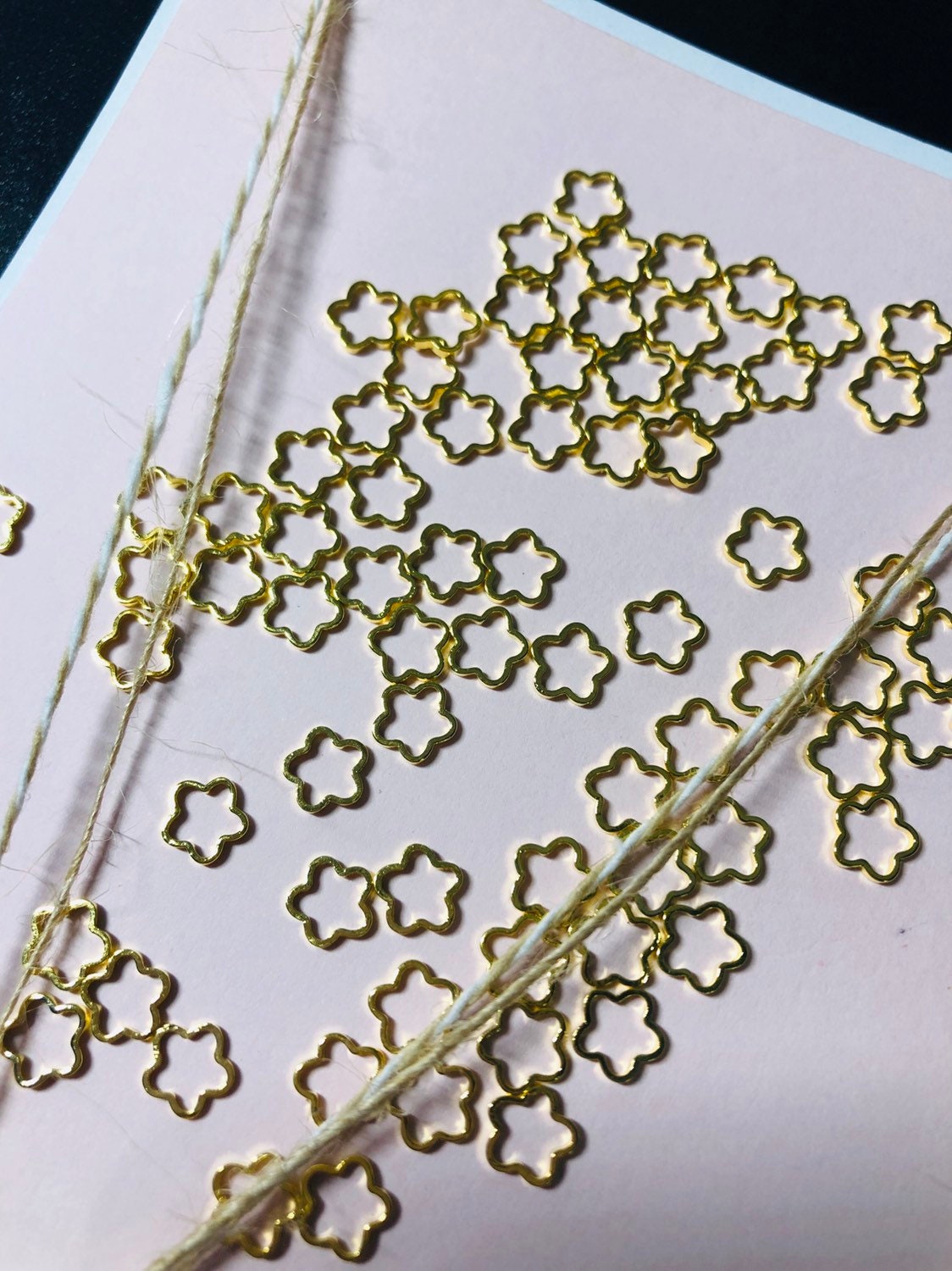 5MM Flower Shaped Mini Open Back Bezel
