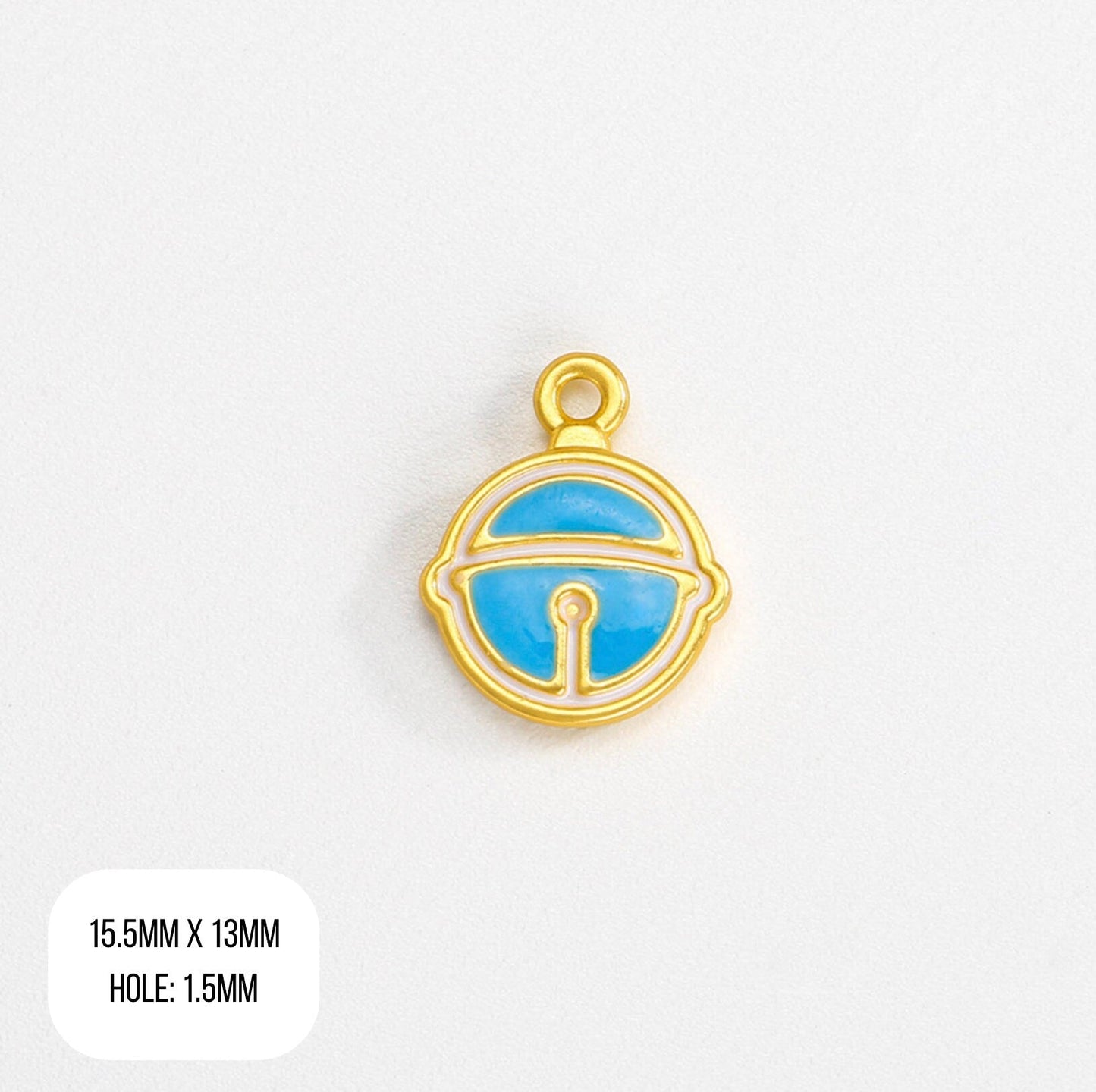 Alloy Bell, Flower, Bow and Lollipop, Spring Fling Themed Alloy Charms