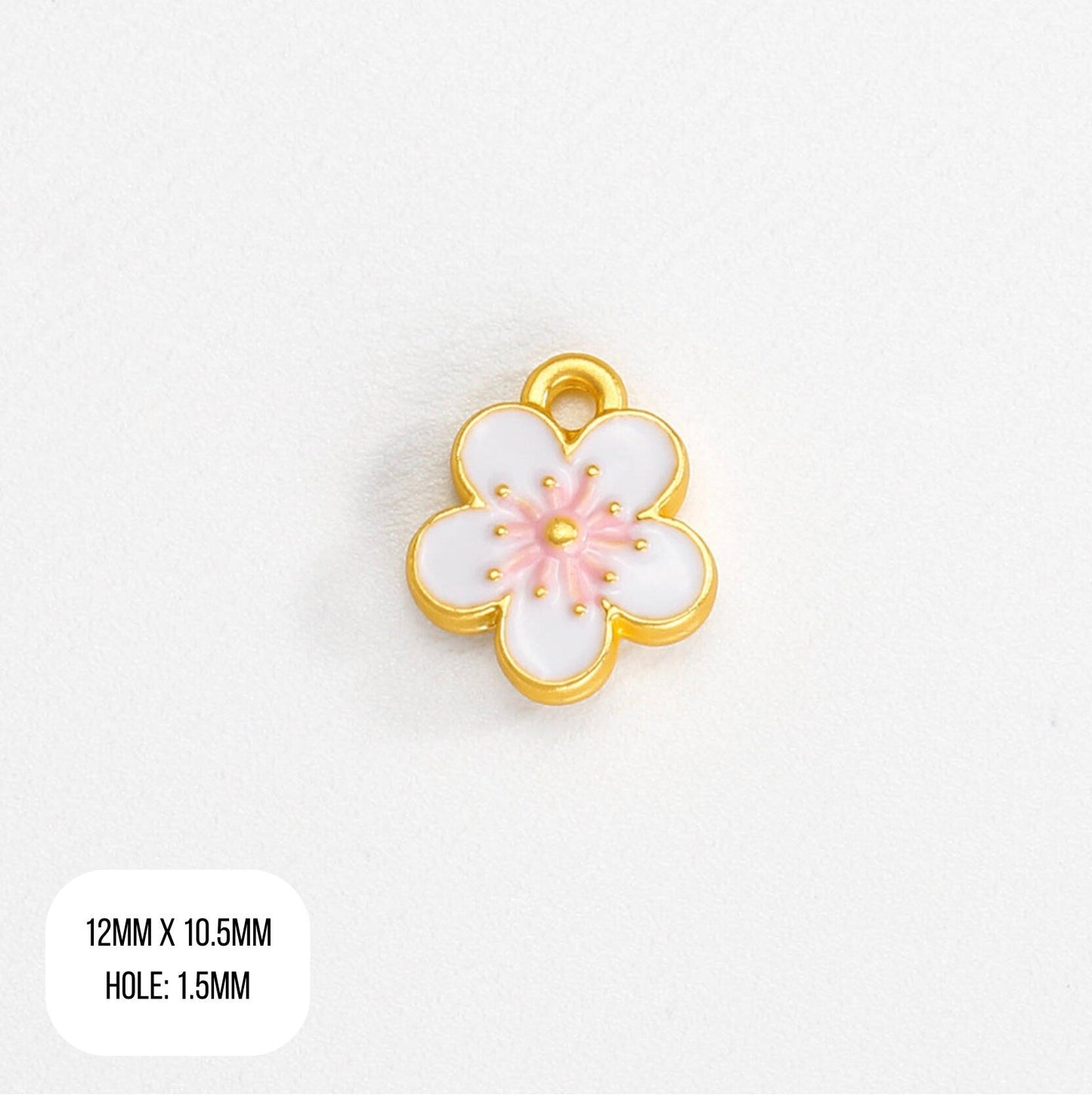 Alloy Bell, Flower, Bow and Lollipop, Spring Fling Themed Alloy Charms