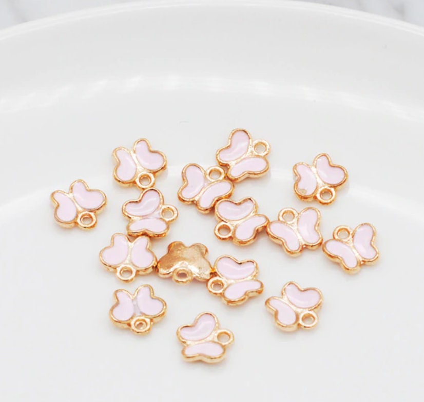 Cute Little Butterfly Charm (8mm x 8mm)