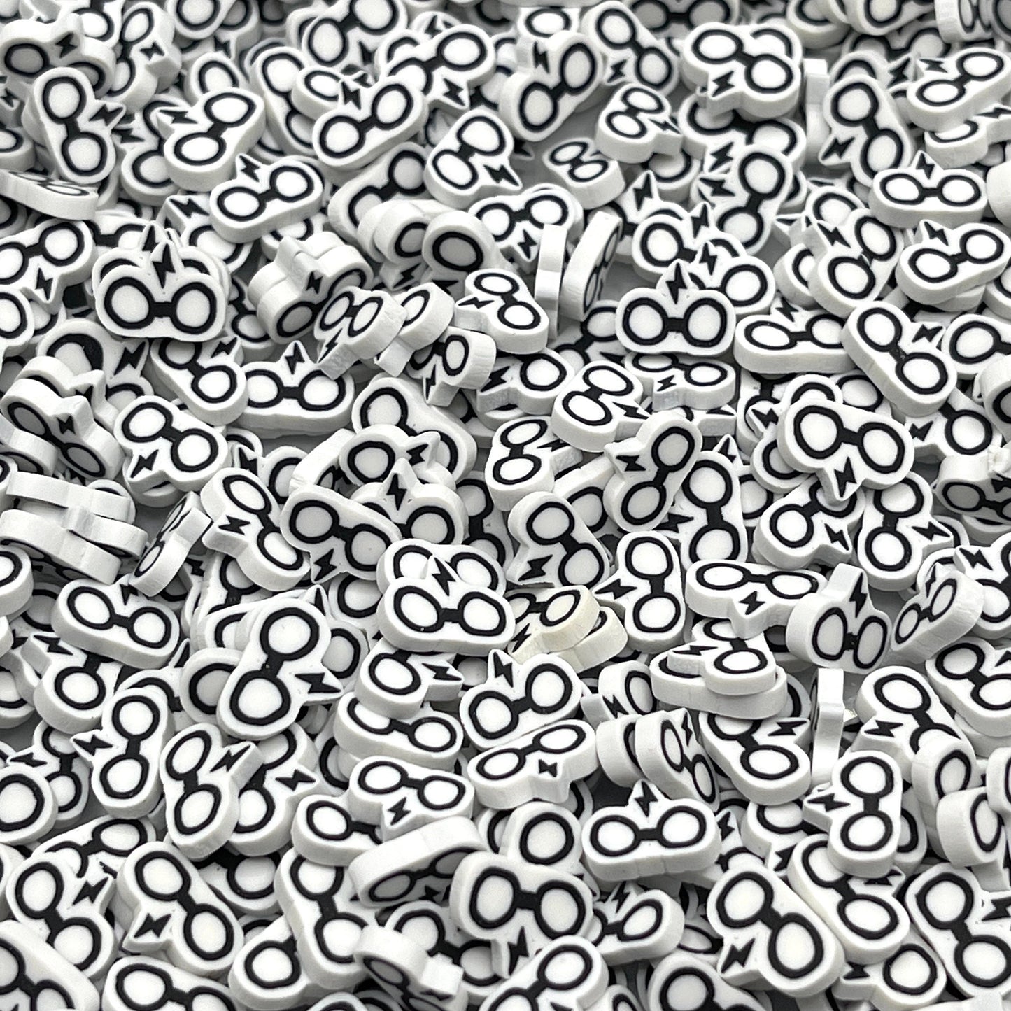 FAKE 10MM Glasses Lightning Scar Character Polymer Sprinkle (NOT EDIBLE) D32-10
