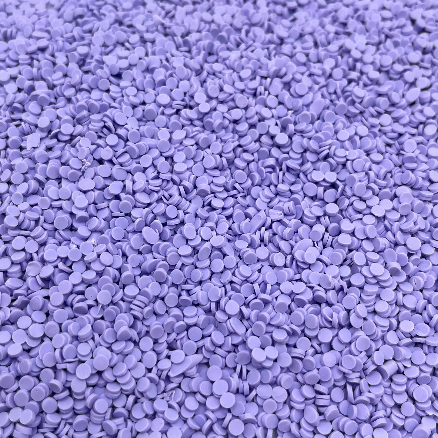 FAKE 3MM Light Purple Round Circle Polymer Clay Sprinkle (NOT EDIBLE) D17-16