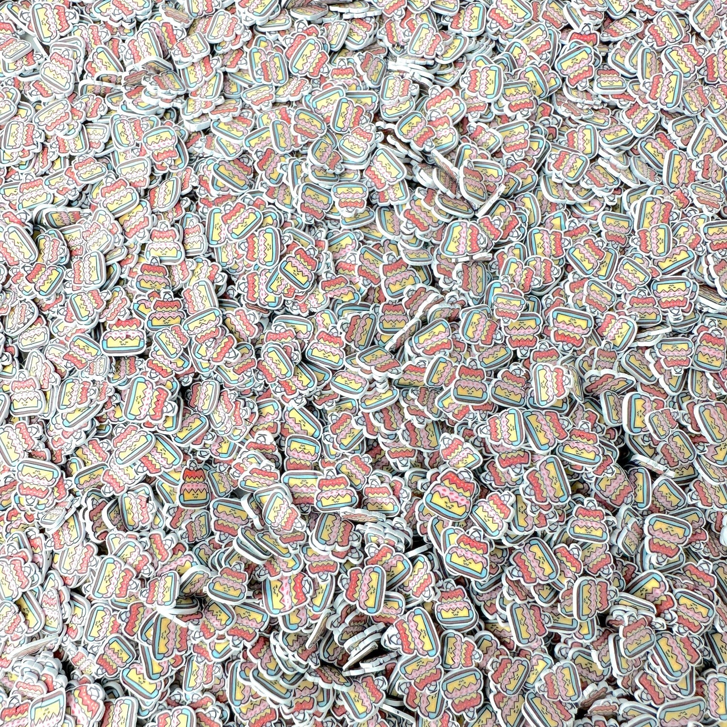FAKE 5MM Birthday Themed Polymer Clay Sprinkle (NOT EDIBLE) D26-18
