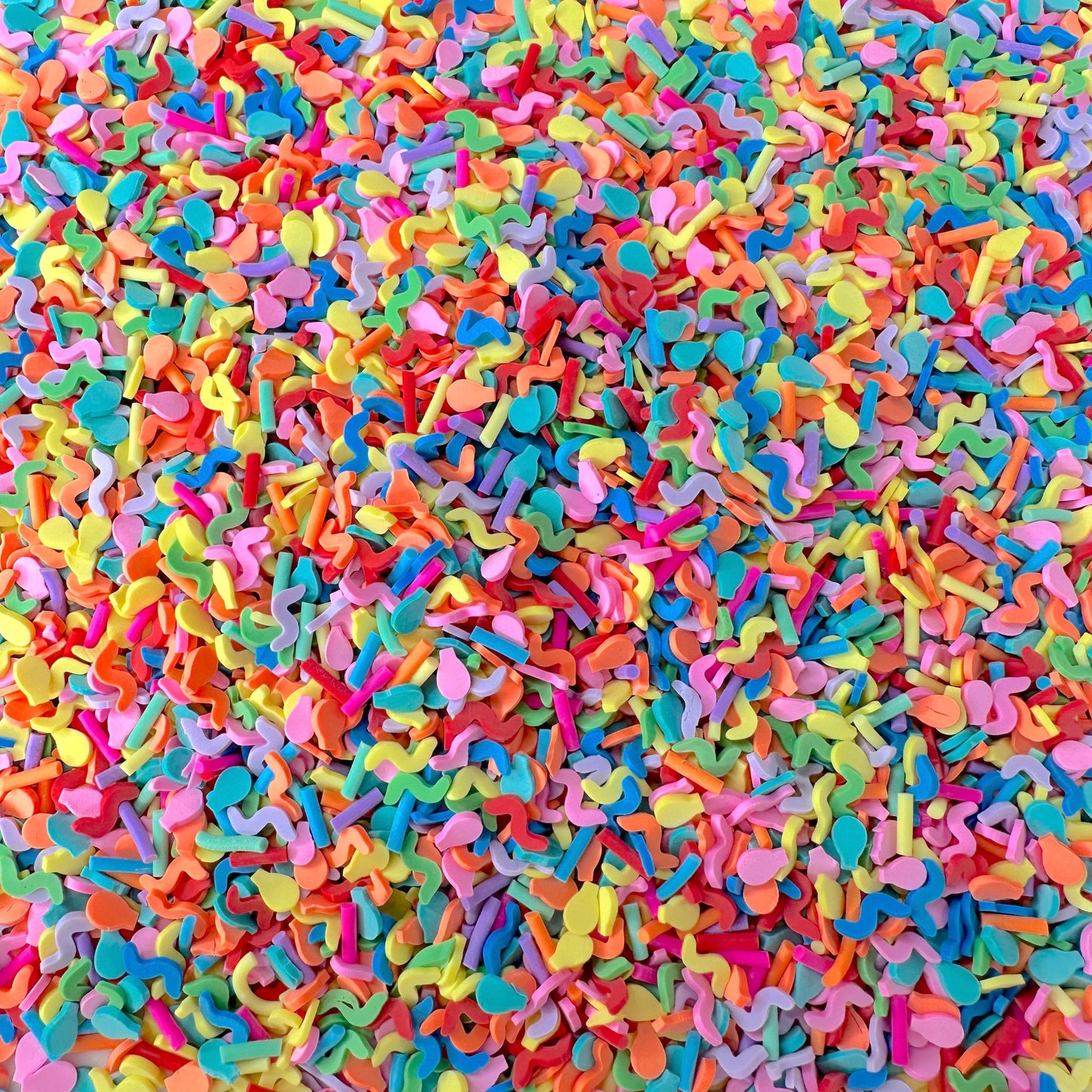 FAKE 5MM Birthday Party Themed Polymer Clay Sprinkle (NOT EDIBLE) D39-05