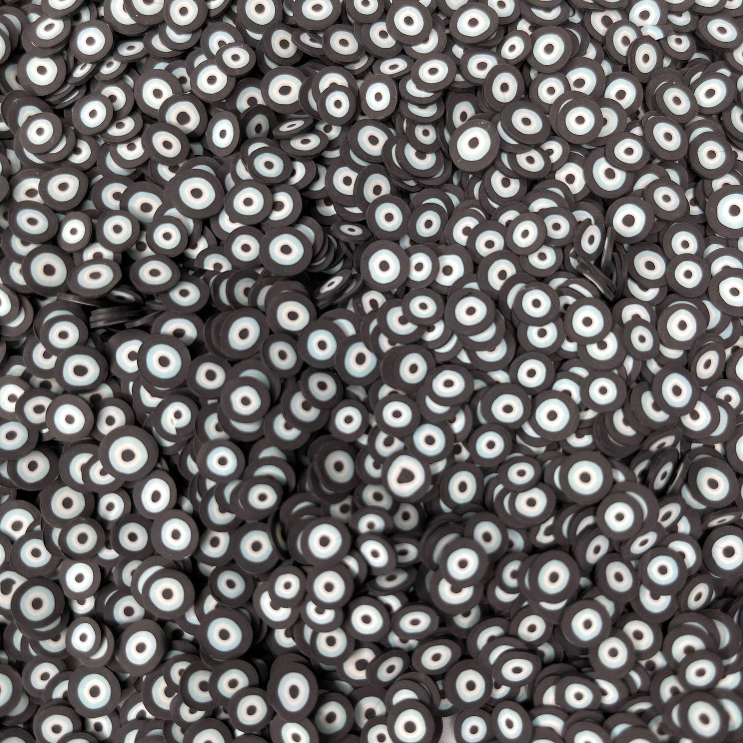 FAKE 5MM Black Eye, Halloween Polymer Clay Sprinkle (NOT EDIBLE) D33-27