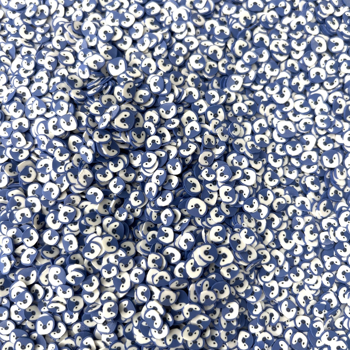 FAKE 5MM Cute Blue Penguin, Animal Polymer Clay Sprinkle (NOT EDIBLE) D47-13