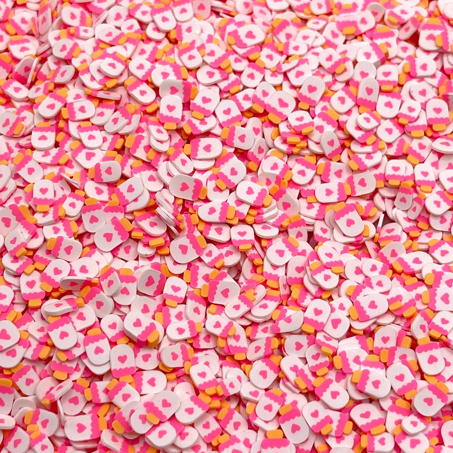 FAKE 5MM Cute Popsicle Slices Polymer Clay Sprinkle (NOT EDIBLE) D21-19