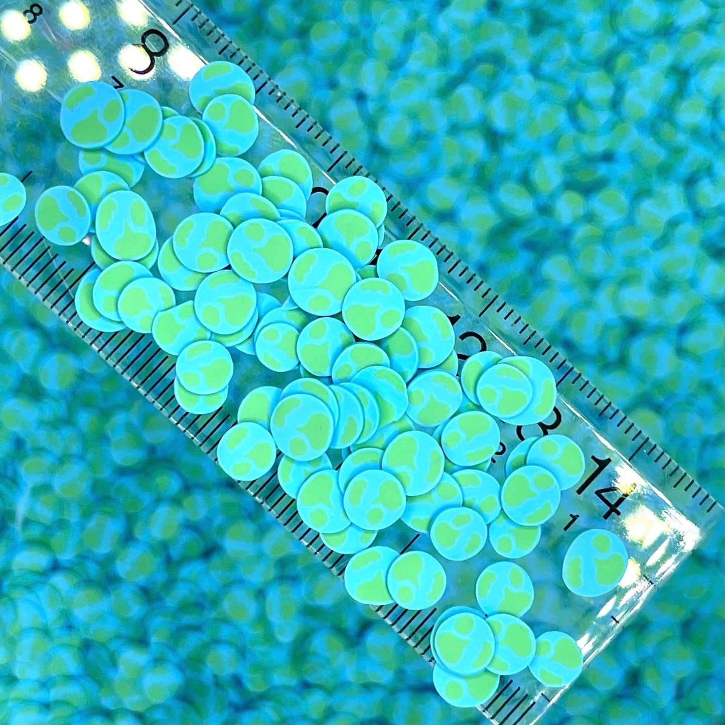FAKE 5MM Earth, Space Polymer Clay Sprinkle (NOT EDIBLE) D33-16