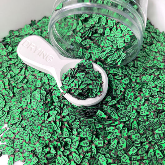 FAKE 5MM Green Poison Bottle, Halloween Polymer Clay Sprinkle (NOT EDIBLE)D39-24