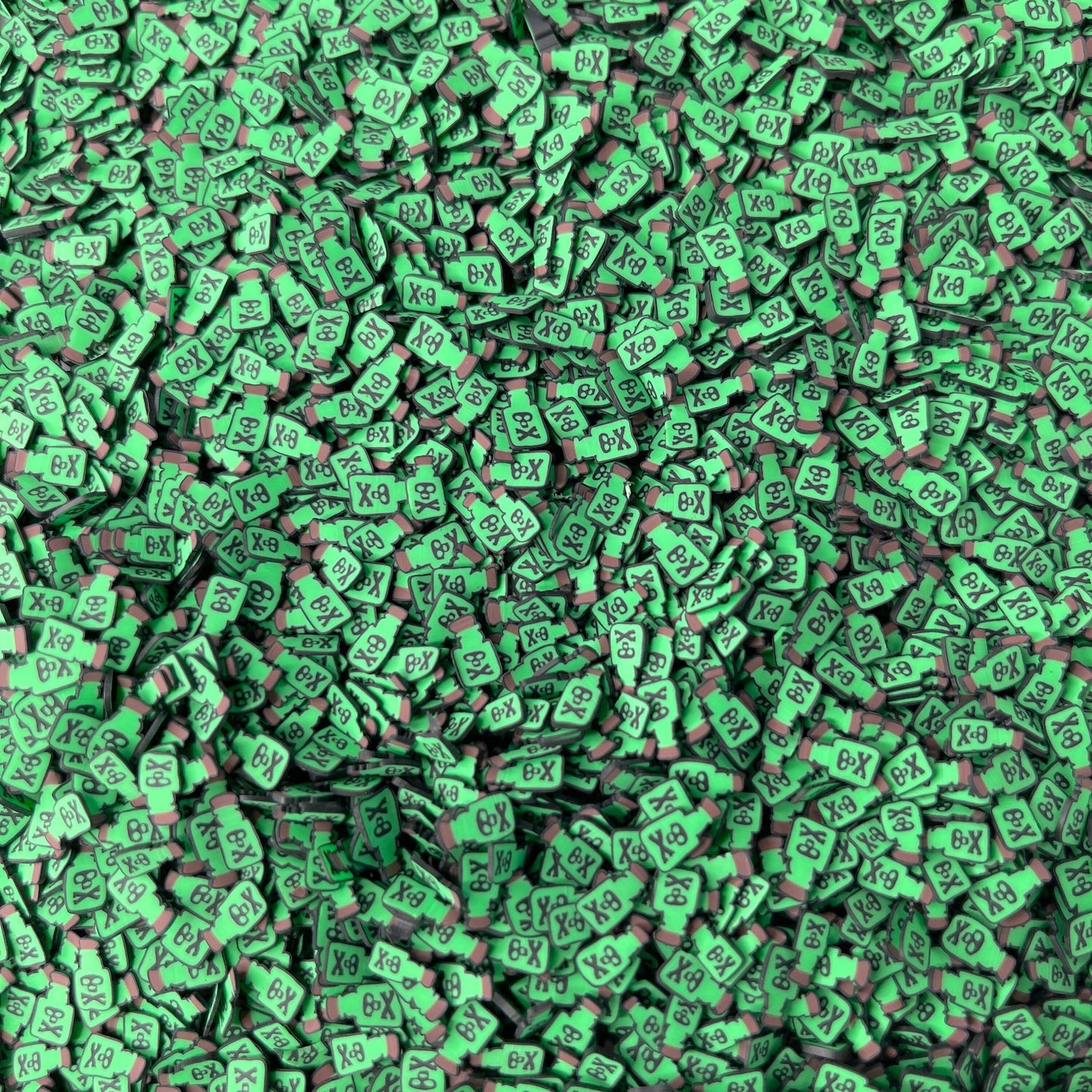 FAKE 5MM Green Poison Bottle, Halloween Polymer Clay Sprinkle (NOT EDIBLE)D39-24