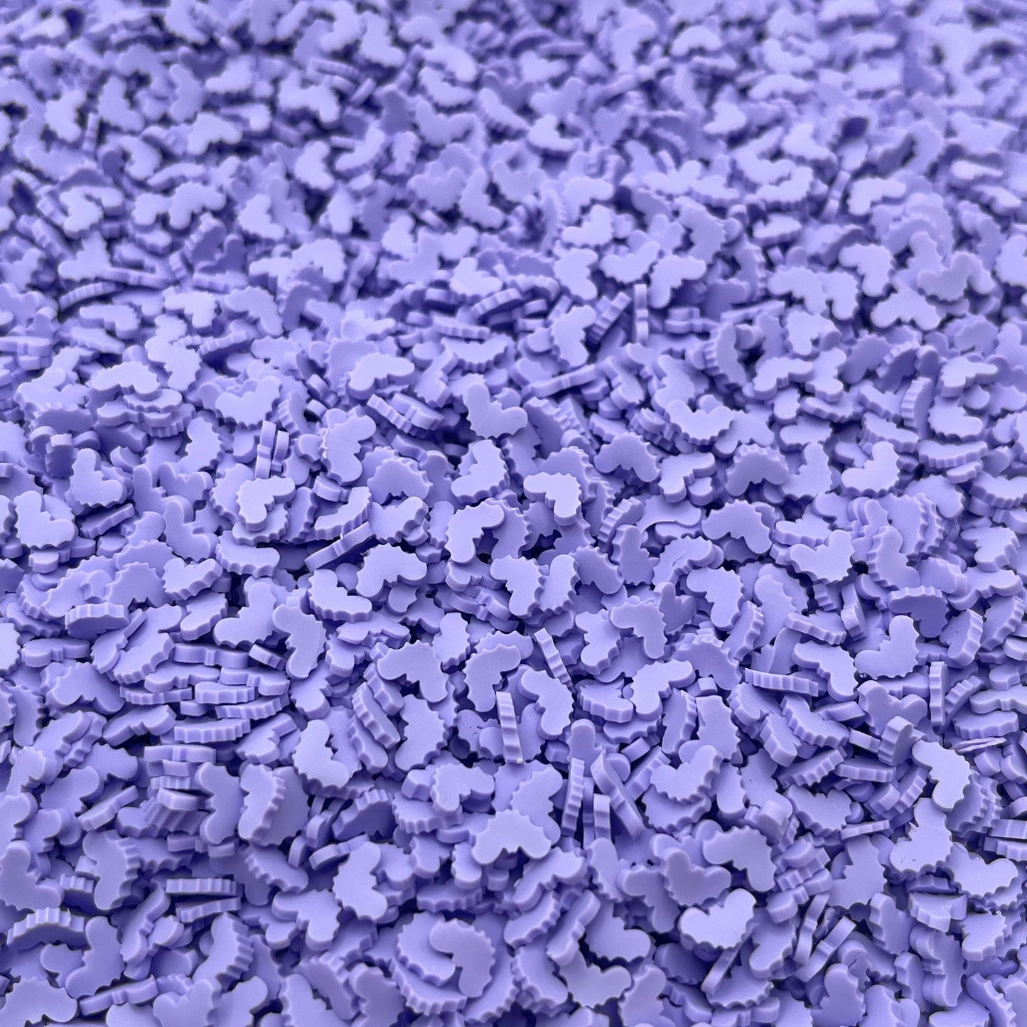FAKE 5MM Pastel Purple Bat, Halloween Polymer Clay Sprinkle (NOT EDIBLE) D18-31