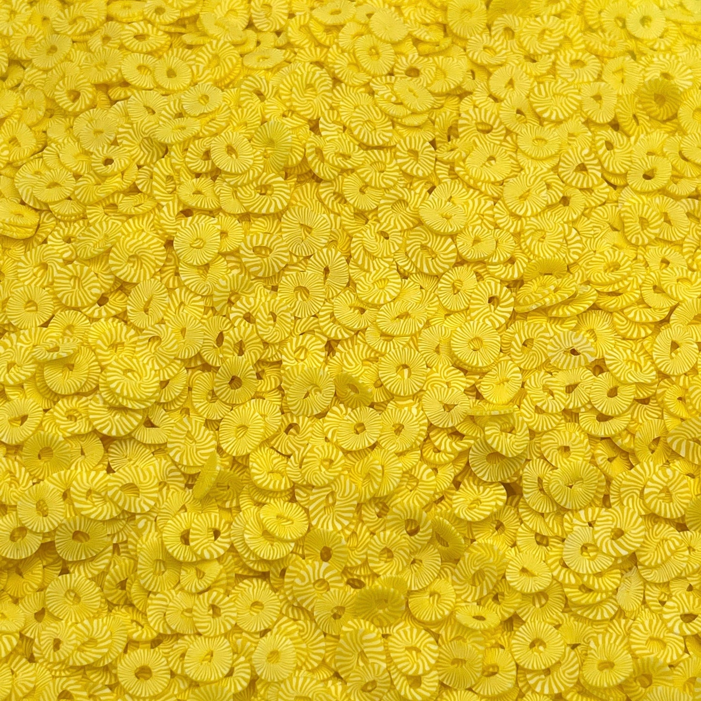FAKE 5MM Pineapple Slice Fruit Polymer Clay Sprinkle Mix (NOT EDIBLE) D22-02