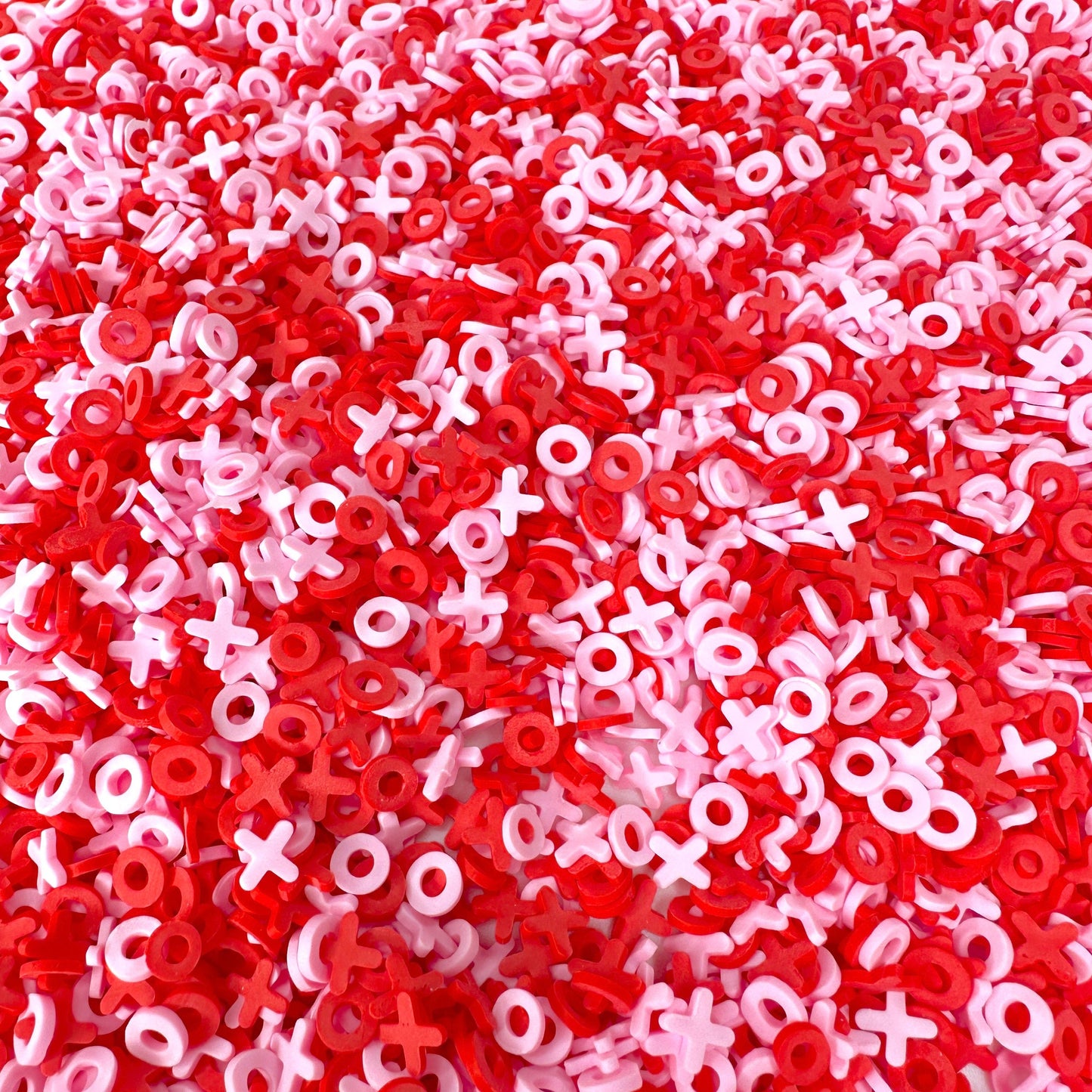 FAKE 5MM xoxo Letters, Valentine's Polymer Clay Sprinkle(NOT EDIBLE) D26-22
