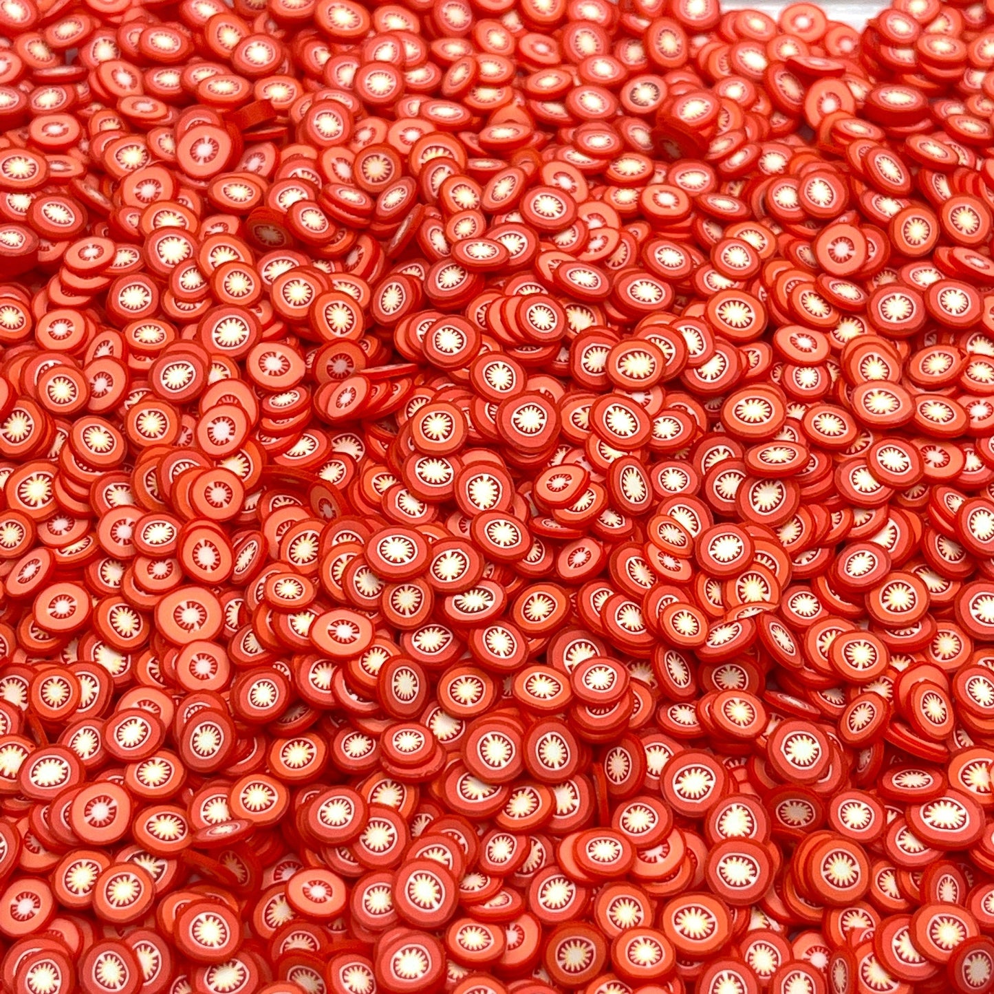 FAKE 5MM Tomato, Food Polymer Clay Sprinkle (NOT EDIBLE) D22-34