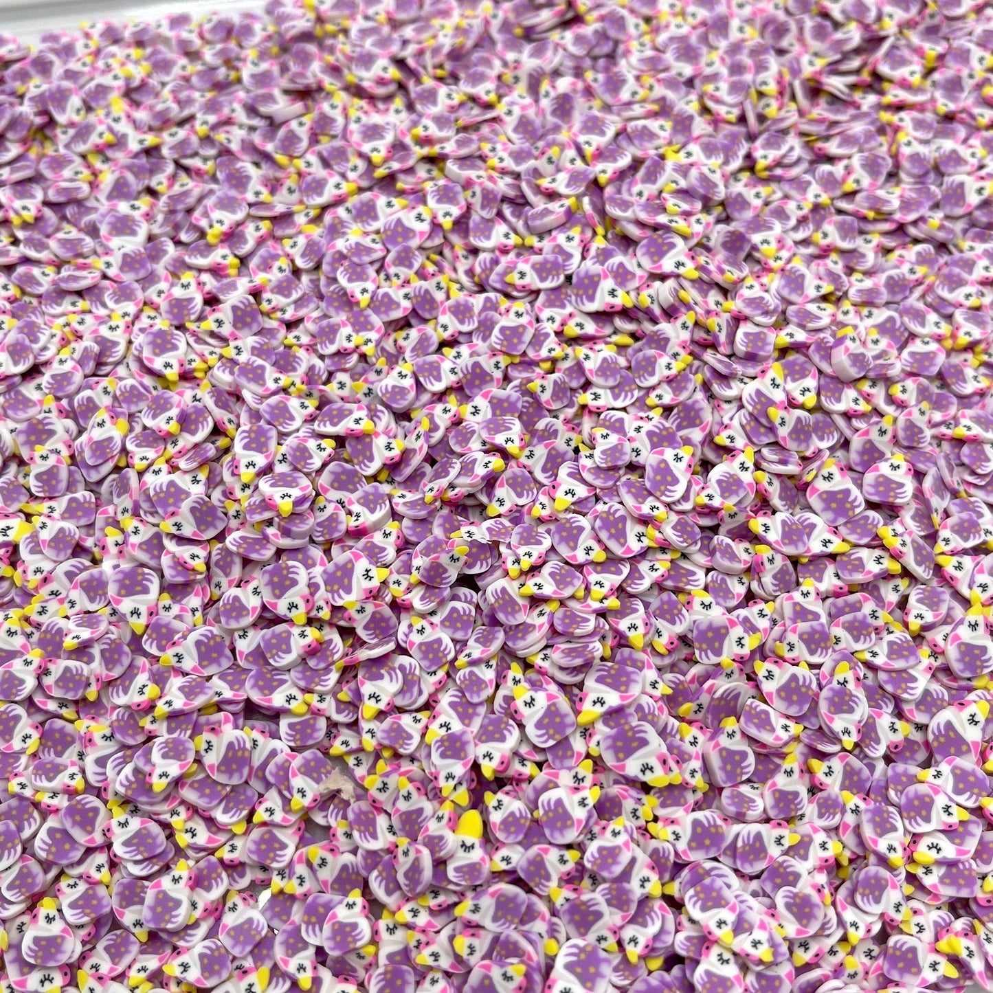FAKE 5MM Unicorn Head, Animal Polymer Clay Sprinkles (NOT EDIBLE) D34-29