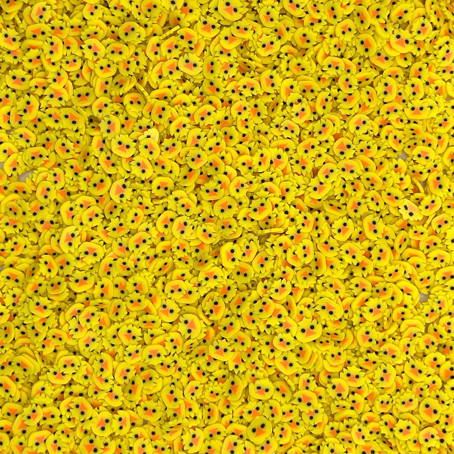 FAKE 5MM Yellow Duck, Animal Polymer Clay Sprinkle (NOT EDIBLE) D34-24